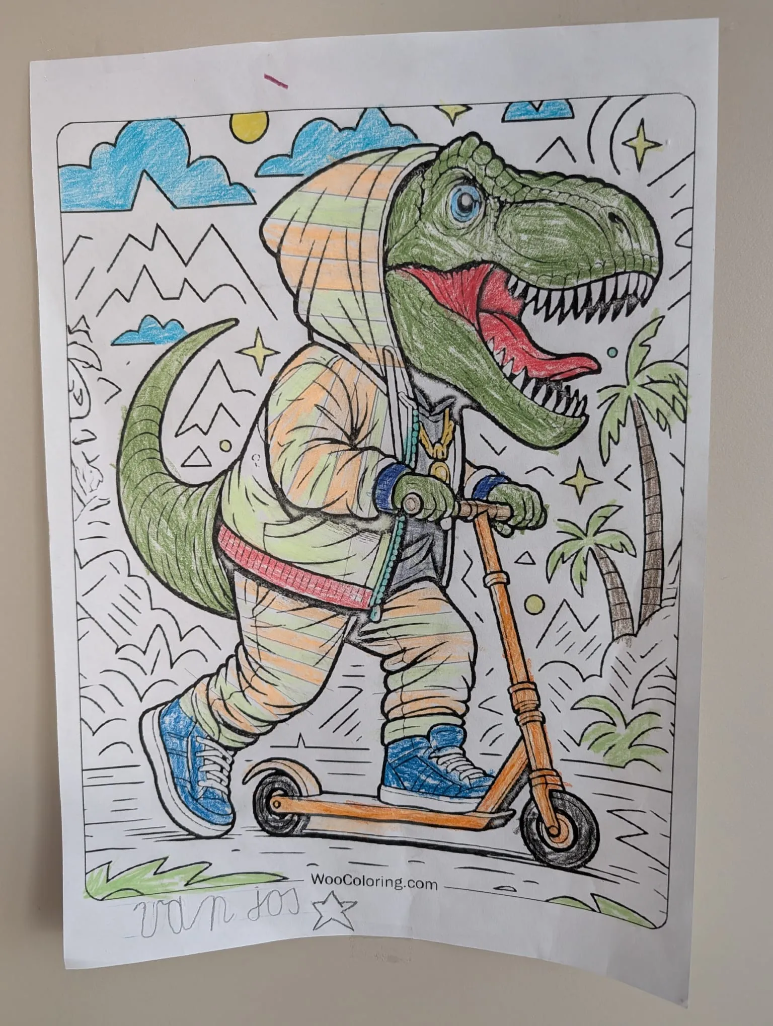 Helden tekening van Jos