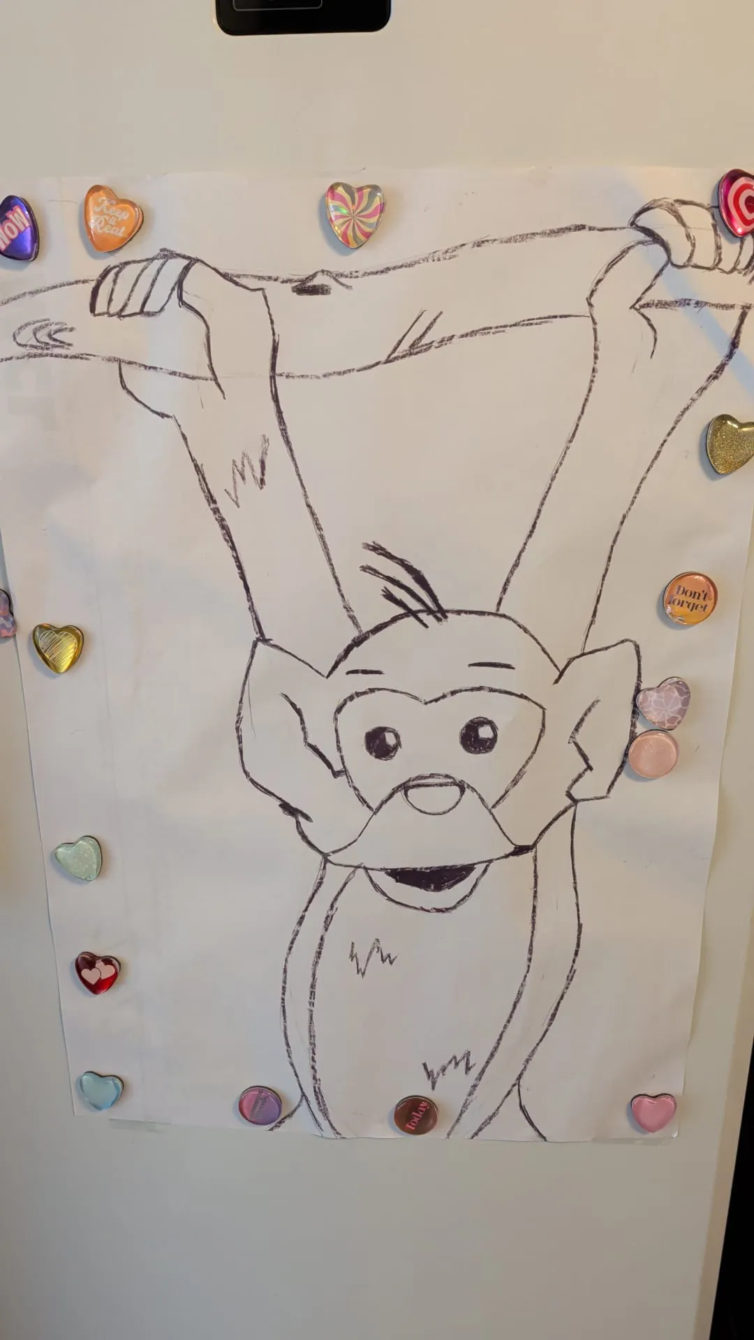 Helden tekening van Lander