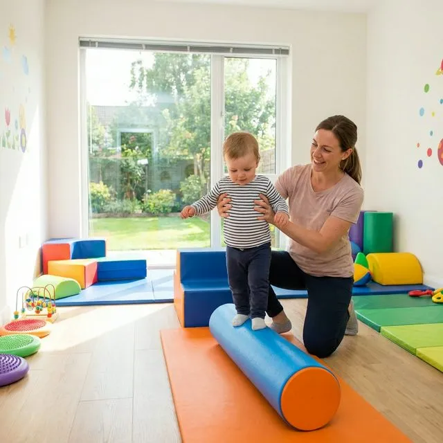 Kind in beweging tijdens kinesitherapie